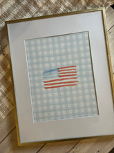 Load image into Gallery viewer, Watercolor American Flag Print