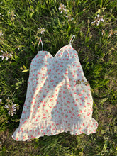 Load image into Gallery viewer, White Floral Tank Dress