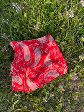 Load image into Gallery viewer, Red Paisley Skirt