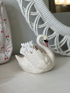 Antique Ceramic Swan