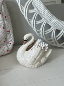 Antique Ceramic Swan