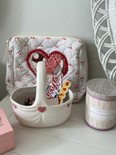 Load image into Gallery viewer, Antique Ceramic Heart Basket