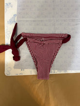 Load image into Gallery viewer, Maroon Gingham Bikini