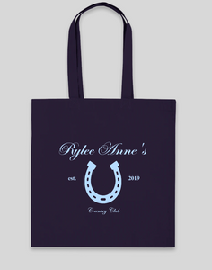 Rylee Anne's Country Club Canvas Tote