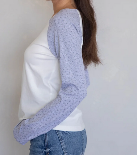 Ditsy Floral Baseball Tee