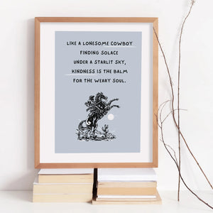 Lonesome Cowboy Print