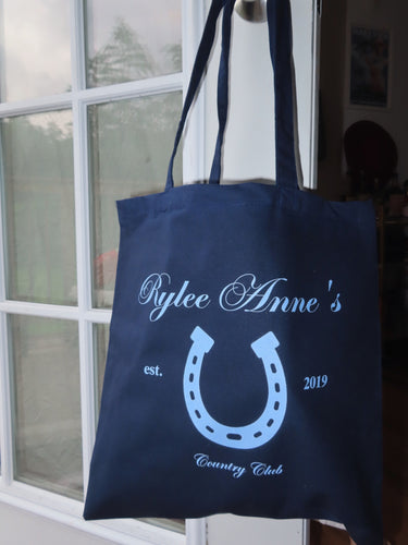 Rylee Anne's Country Club Canvas Tote