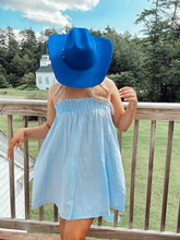 Load image into Gallery viewer, Baby Blue Linen Dress