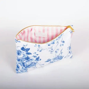 Blue Rose Cosmetic Bag