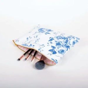 Blue Rose Cosmetic Bag