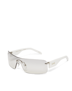Romee - Matte Silver Sunglasses