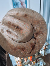 Load image into Gallery viewer, Stetson Flatrock Straw Hat