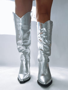 Billini Ulise Silver Metallic Boot