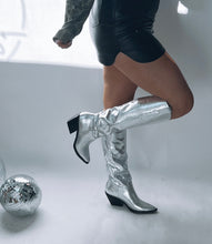 Load image into Gallery viewer, Billini Ulise Silver Metallic Boot